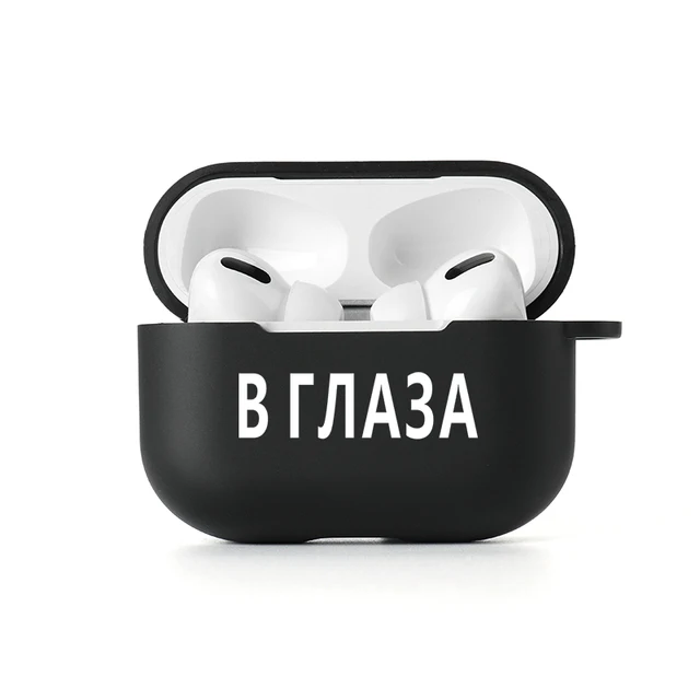 Case For Apple Airpods Pro Cases Slogan Simple Text Dont Touch Airpods 3 2 Silicon Black Earphone Cover For Air pod Pro Capa Bag 1373
