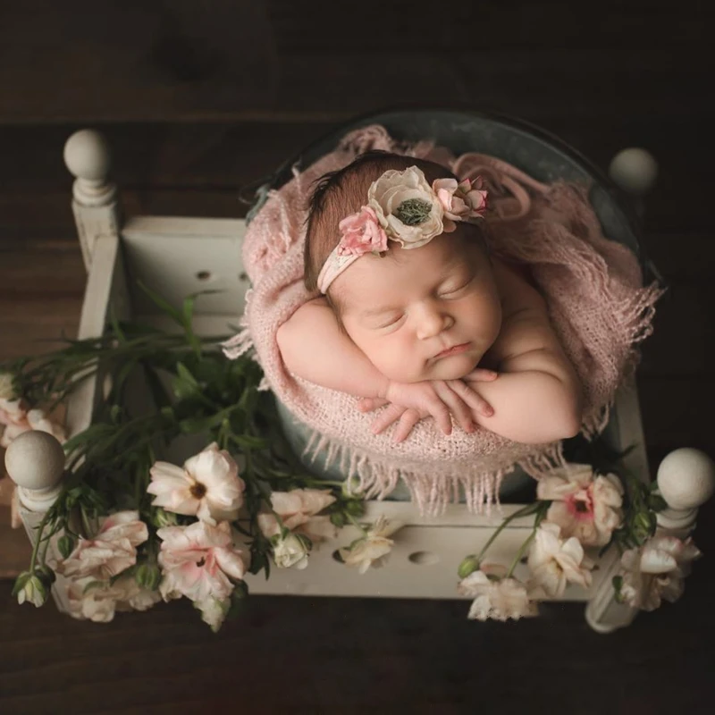 Adereços para fotografia de bebê, mini mesa