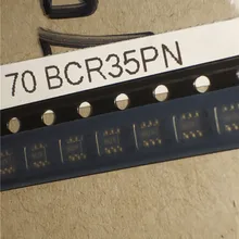 BCR35pn e6327 Экран Печатный WUS PNP биполярный транзистор SOT-363 предварительно смещенного типа чип