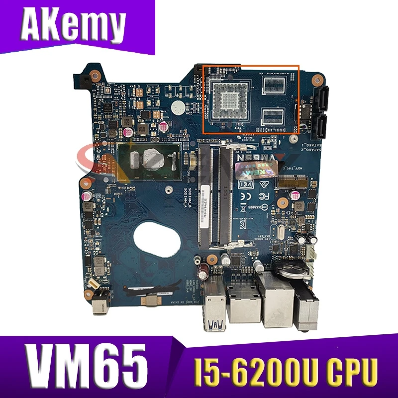 Новый Akemy VM65 Материнская плата ASUS все-в-одном мини-ПК материнская 100% тест проведен