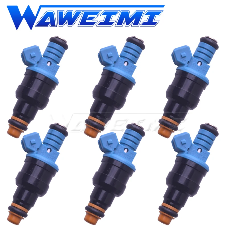 

WAWEIMI 6x Fuel Injector Nozzle OE 0280150985 For Ford V-W VXR RS VR6 TURBO COSWORTH G-TI Mustang 86-90 5.3L