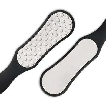 

Stainless Steel double-sided Foot Board File Peeling Black Rubbing Foot File Grinding Foot Skin Foot Care Pedicure Tool G1209
