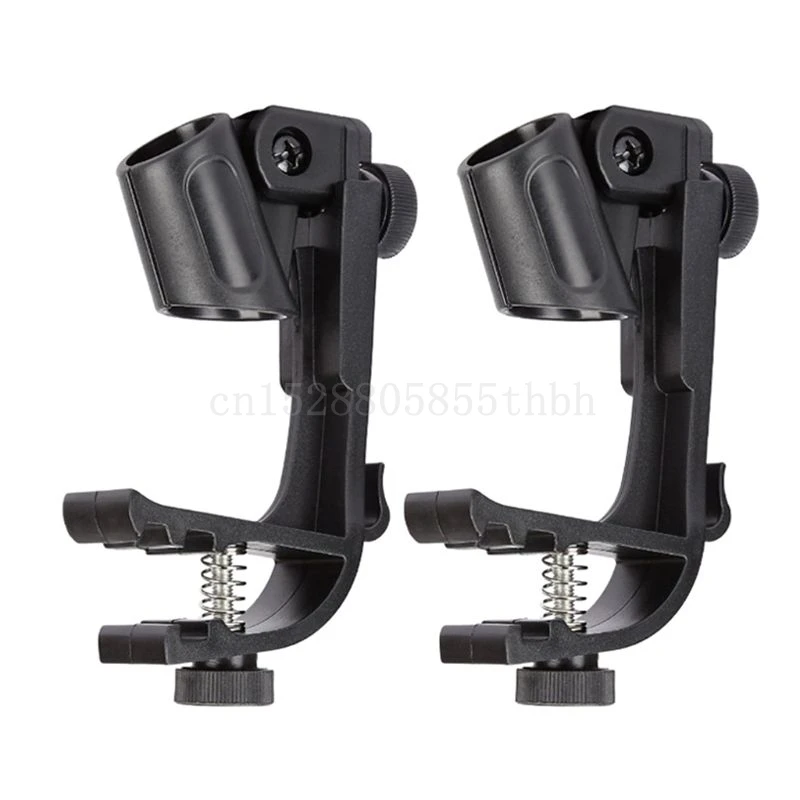 Adjustable Clip On Drum Rim Shockproof Mount Microphone Mic Clamp Stand Holder microphone stand microphone shock mount microphone mount clamp