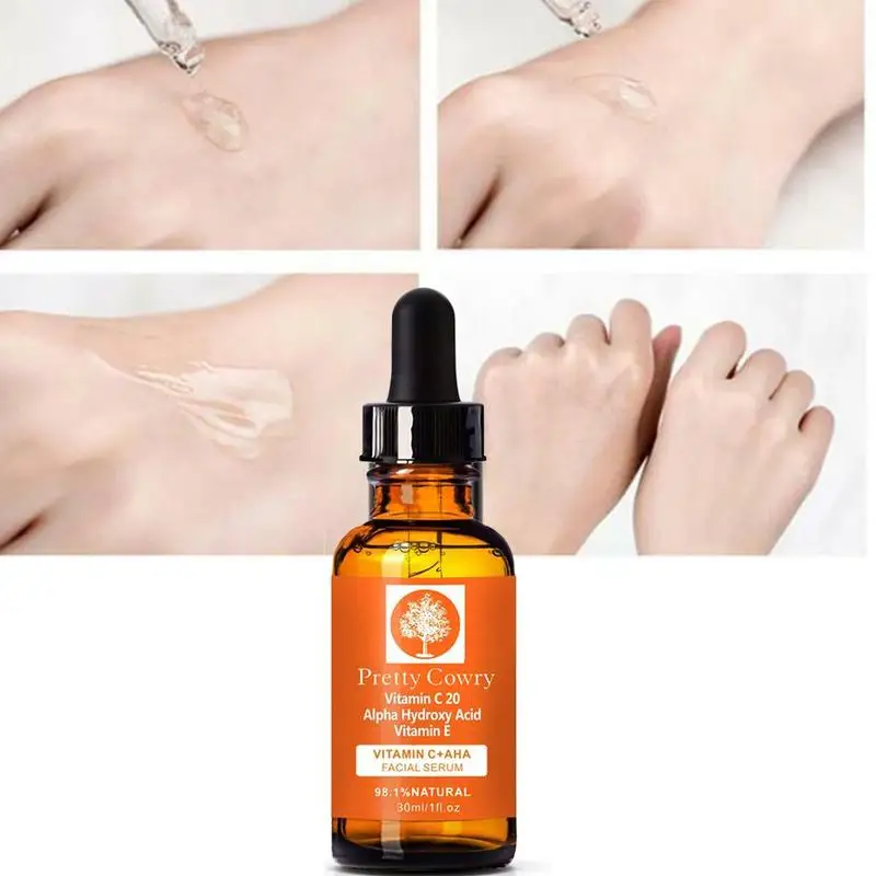 Pretty Cowry Brand Skin Care Vitamin C Natural Face Essence Serum Hyaluronic Acid Anti Wrinkle Remove Acne Cream 30ml Pretty Cowry Brand Skin Care Vitamin C Natural Face Essence Serum Hyaluronic Acid Anti Wrinkle Remove Acne Cream 30ml
