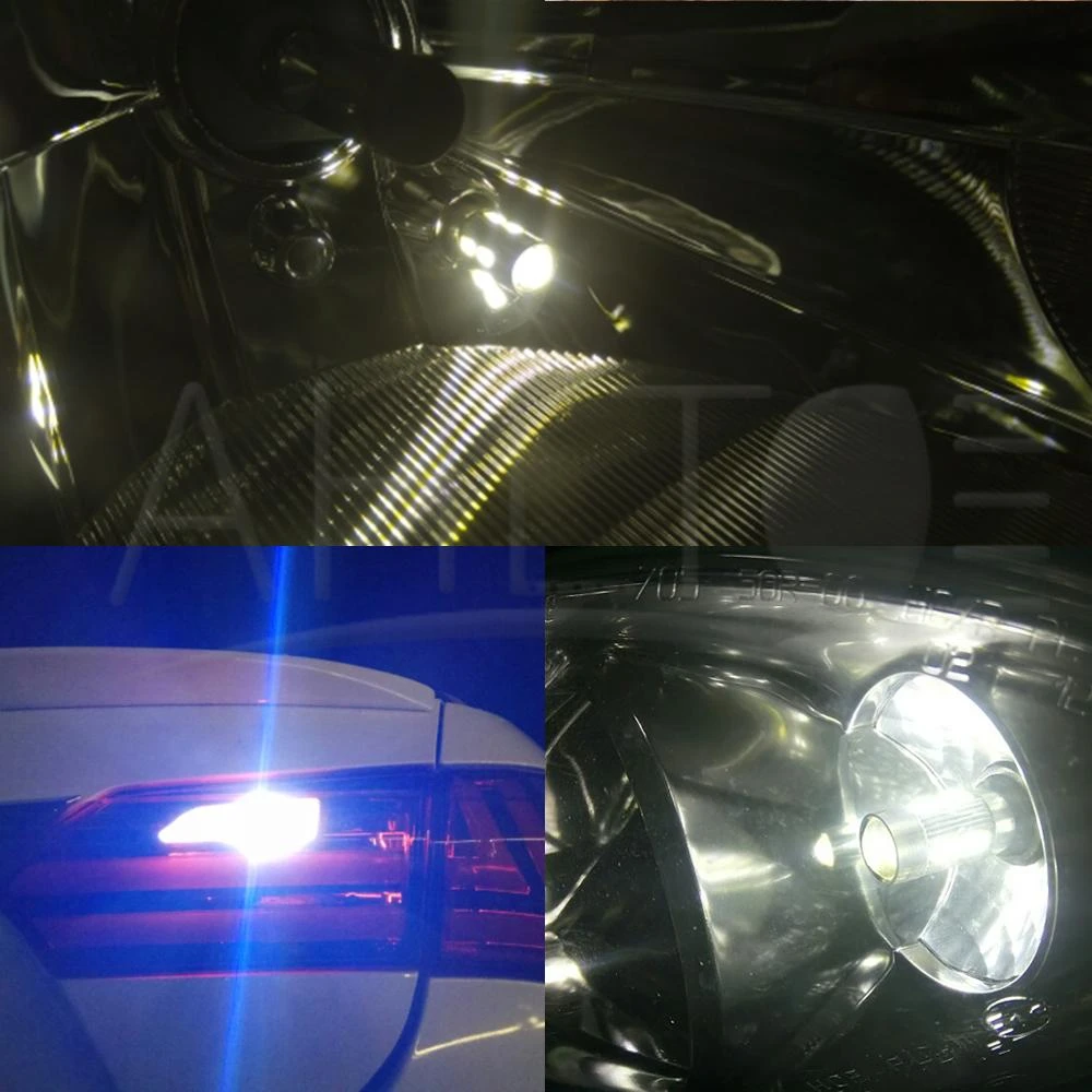 10 шт. Автомобильные светодиодные лампы Canbus T10 5630 10SMD 12 В|Сигнальная лампа| |