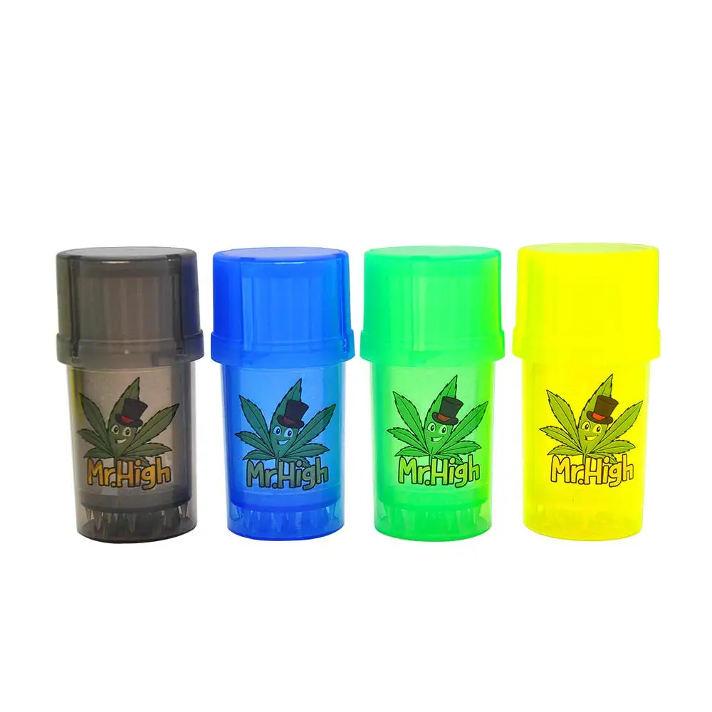 

Plastic Grinder 3Layers Tobacco Herb Grinder 90X 40mm Grinder With Tobacco Storage Case Accessories