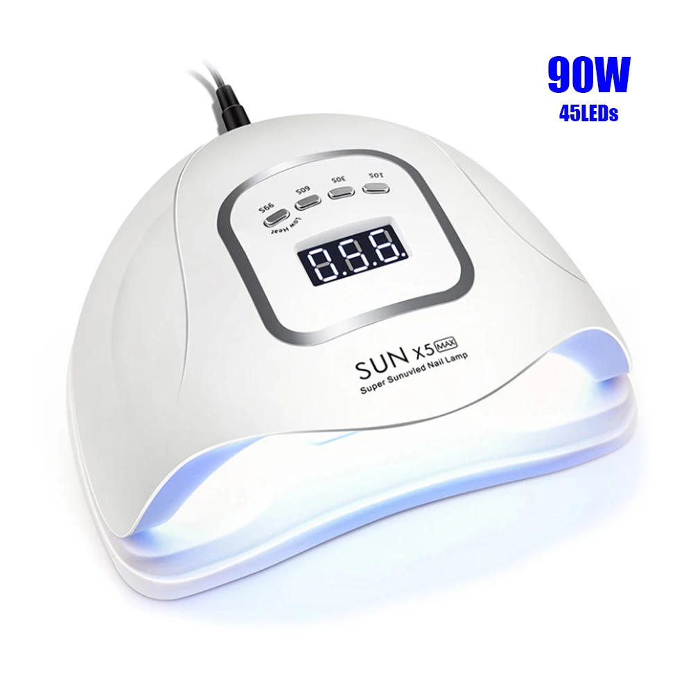 Сушилка для ногтей SUNX 5 Max 90/72/54/36 Вт 45/36 светодиодный s светодиодная УФ-лампа