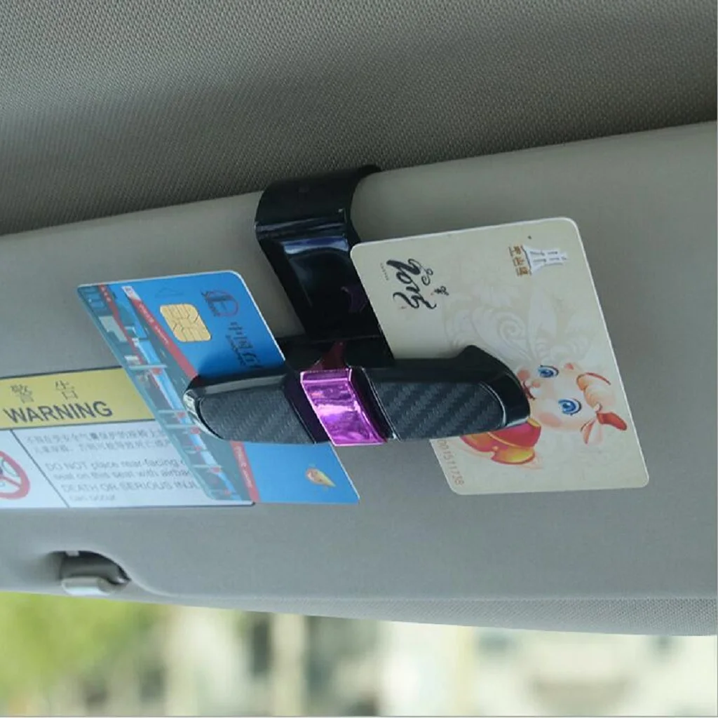 Авто автомобиль солнцезащитный козырек клип держатель для солнцезащитных очков очки автомобиля аксессуары интерьера