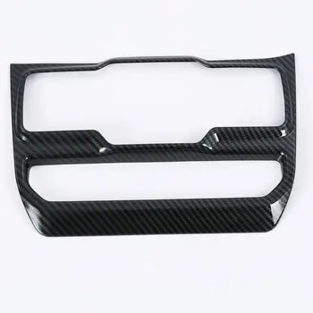 

For Jeep Wrangler 2018 1PC Carbon Fiber ABS Car Front Door Window Lift Switch Button Cover Molding Car Styling