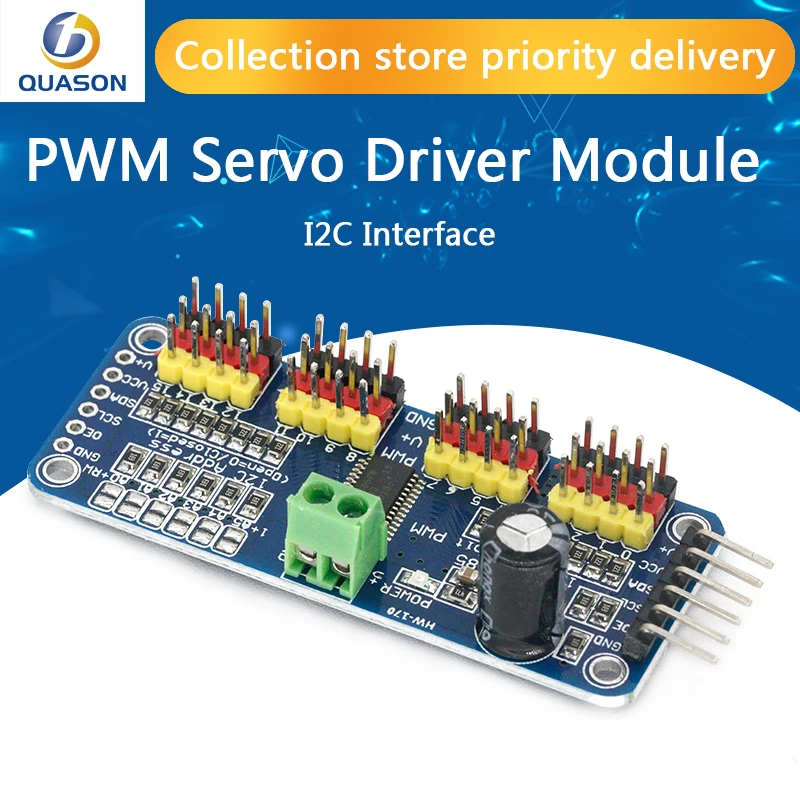 16-канальный видеорегистратор 12-битная ШИМ/Servo Driver-I2C интерфейс PCA9685 модуль Raspberry pi