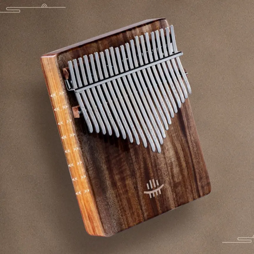 Musical Instrument 21/17 Key Kalimba Acacia Walnut Curly Figure Keyboard Thumb Piano Kalimba Musical Instruments With Accessories