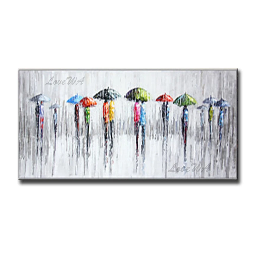 

Handmade Abstract Figures Art Textured Oil Painting Wall Picture Hangings Canvas Wall Art Oil Paintings For Living Room Decor