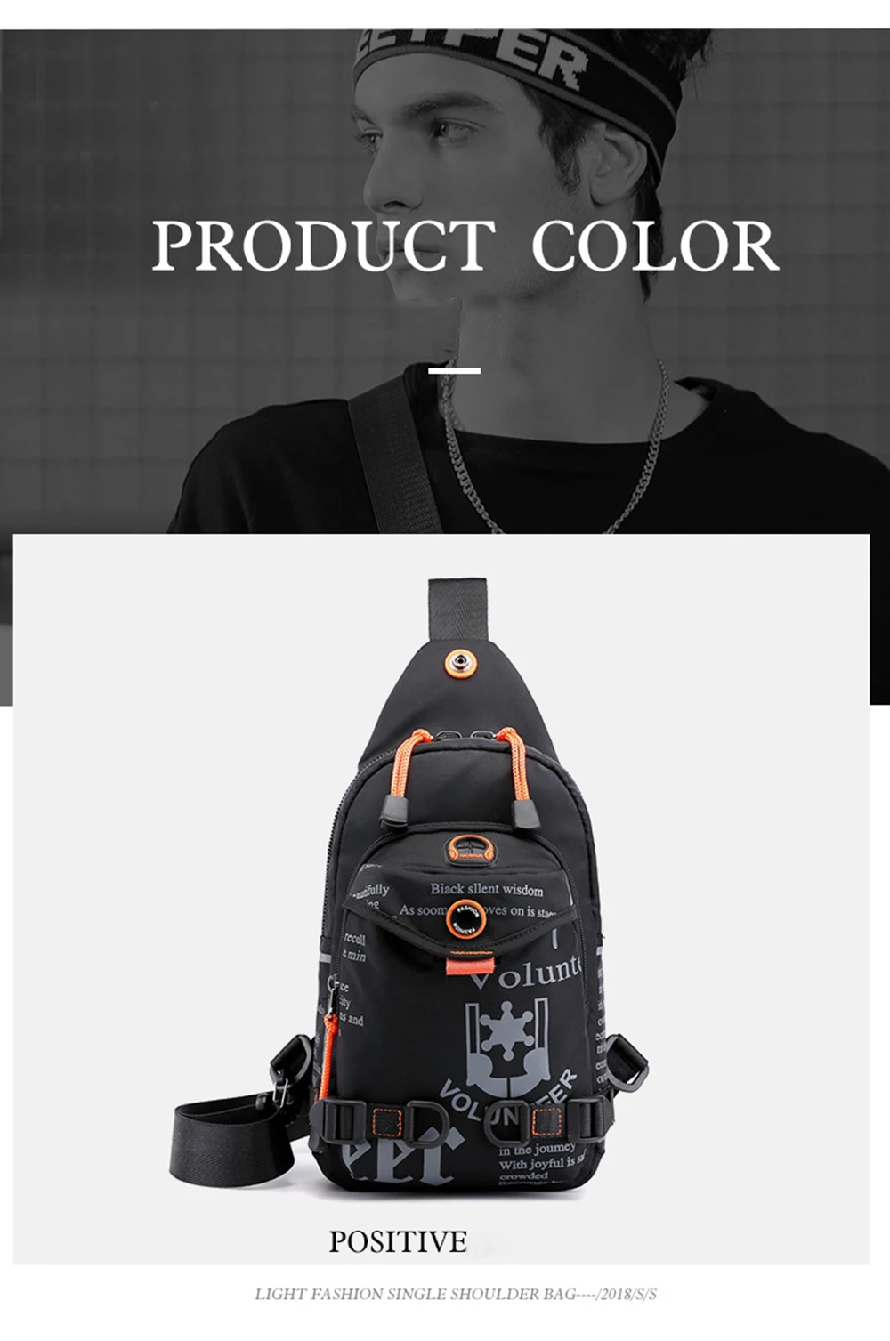 New Men Chest Bag High Quality Nylon Rucksack Knapsack Brand Famous Travel Casual Male One Shoulder Bags Sling Backpack Daypack
