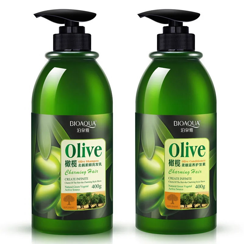 

Boquanya Olive Shampoo Hair Conditioner Wash Nursing Suite Combination Itching Refreshing Oil-control Mu Set