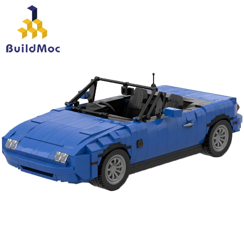 

Buildmoc Modern Brand MX-5 Roadster Model Kit MOC-27076 Building Blocks Bricks Kids Toys Fit Technic RC CAR