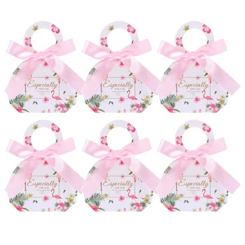 

50 Sets DIY Accessories Wrapping Ribbons Folding Gift Storage Containers for Party