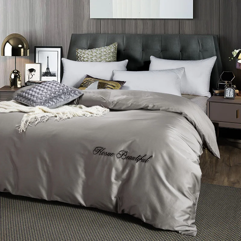60 шт. длинноволокнистый хлопок пододеяльник один Queen King Размеры теплые Стёганое