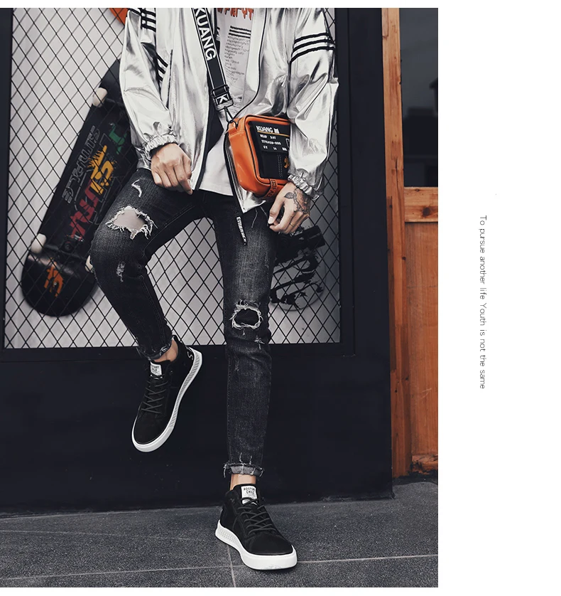 Модные абрикосовые кожаные кроссовки с эластичным ремешком; Sapatos Homem; повседневная мужская обувь с высоким берцем; Роскошные брендовые осенние дышащие кроссовки для мужчин