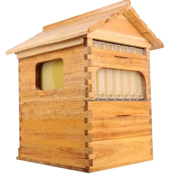 CE 7 шт Модернизированный инструмент пчеловода улья рамки+ улей деревянный ящик