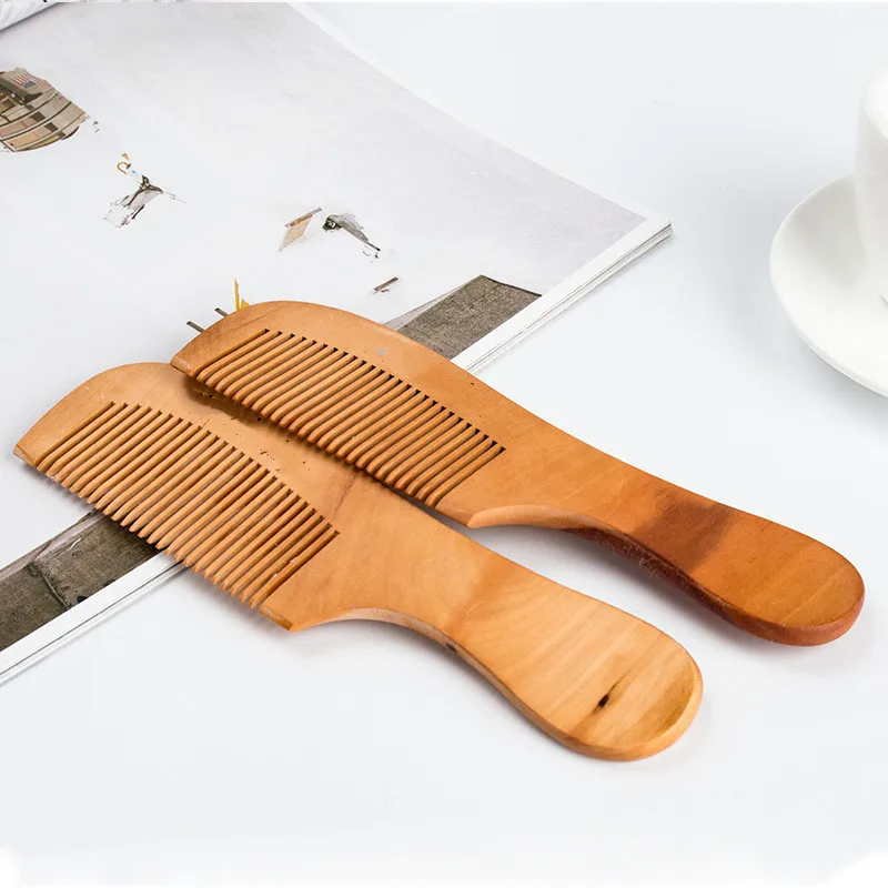 

1Pcs Safety Soft Wooden Hair Brush Comb Grooming Shower Design