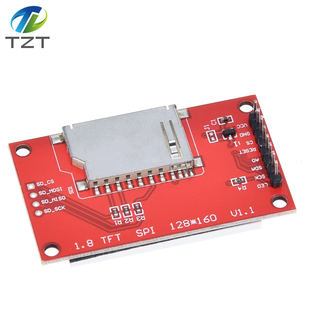 Модуль TZT 1 8 дюйма TFT LCD модуль с ЖК экраном серия SPI 51 драйвер 4 IO Разрешение 128*160 для