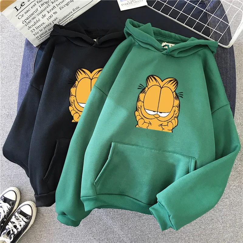 Shellsuning/зимняя женская толстовка с капюшоном и мультяшным принтом, Harajuku, белые, розовые пуловеры с длинными рукавами, женская одежда