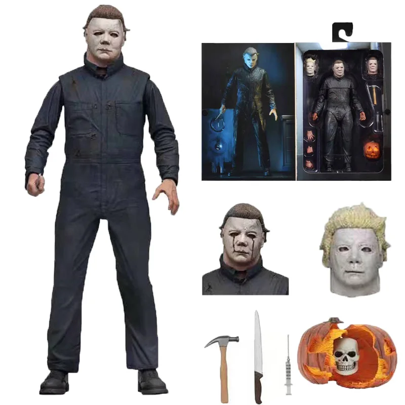 Оригинальная фигурка Майкла Майерса II NECA на Хэллоуин 18 см игрушечная кукла