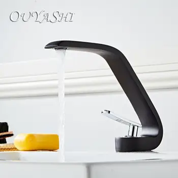 

OUYASHI modern basin faucet deck mounted cold and hot single handle single hole water tap