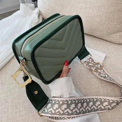 Fashion High Quality Fashion PU Ladies Shoulder Bags Clutch Bag For Women Messenger Bags Crossbody Shoulder Handbag - Цвет: Green