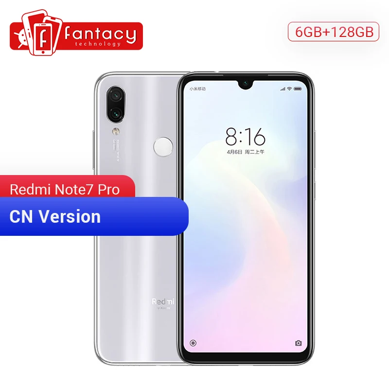 Цена Глобальная прошивка Xiaomi Redmi Note 7 Pro 6 ГБ 128 Snapdragon 675 48MP IMX 586 Камера Octa Core 6,3 FHD Экран мобильного телефона QC 4,0