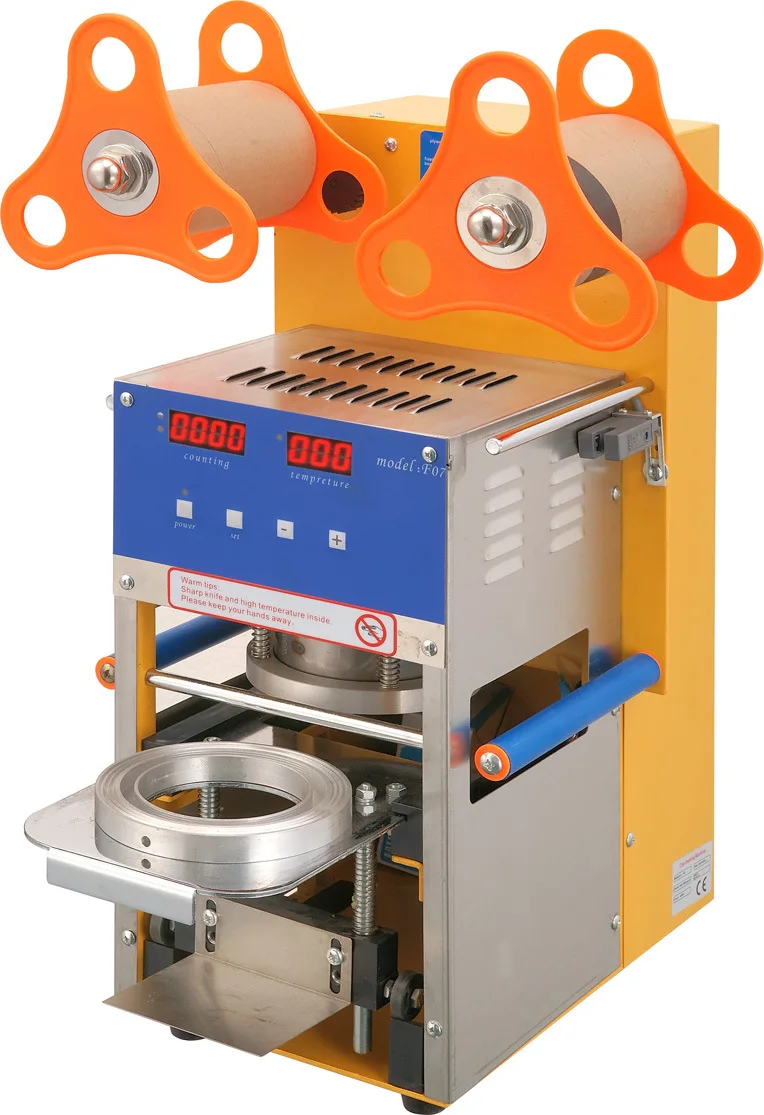 

Digital Semi-automatic Bubble Tea Cup Sealing Machine Stainless Steel Plastic Bubble Tea Sealing Machine Cup Sealer Cup 95MM