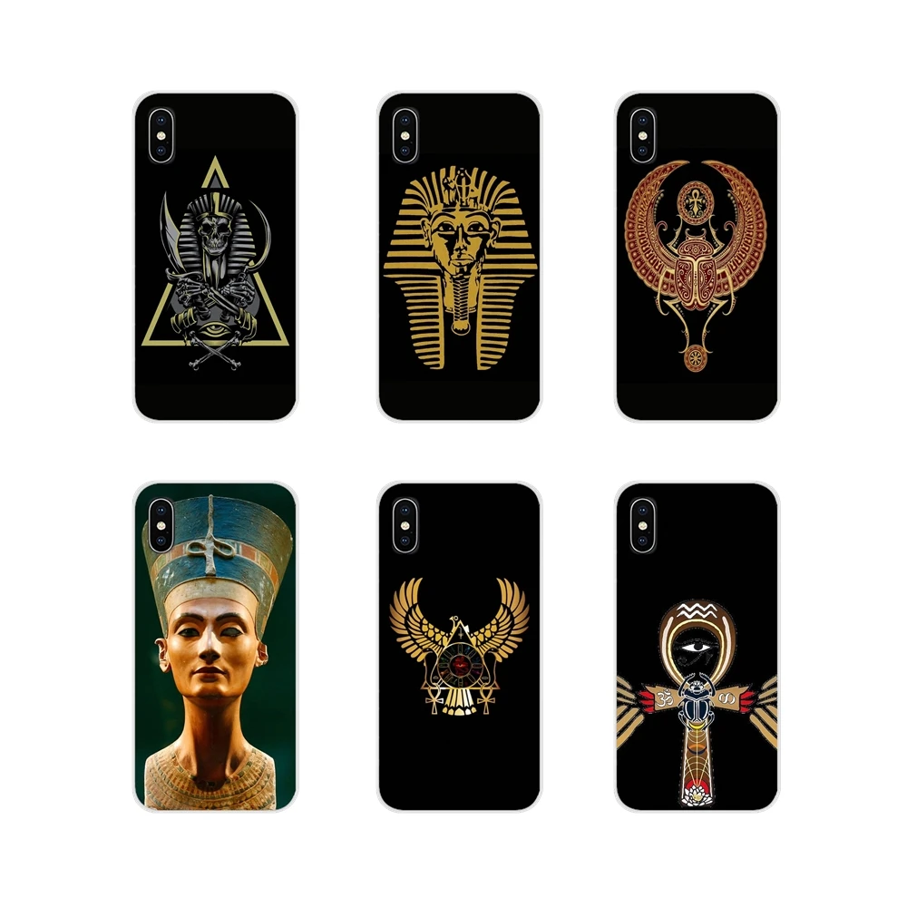 Для Apple iPhone X XR XS 11Pro MAX 4S 5S 5C SE 6S 7 8 Plus ipod 5 6 Египет Нефертити Анубиса анхом
