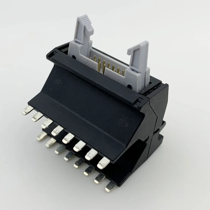 Релейный модуль с plc разъемом интерфейс 41F 41FF для DIN Rail оснастки крепление релейные разъёмы - Цвет: 41FF-8P