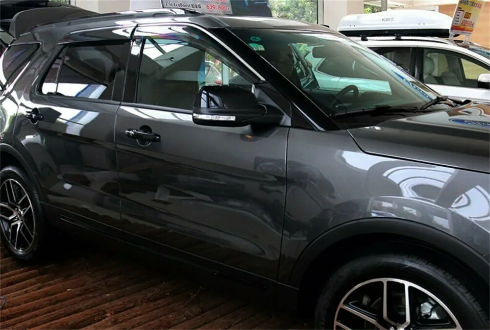 Для Ford Explorer 2011-19 боковое окно козырек дождевые дефлекторы защита вентиляционное отверстие