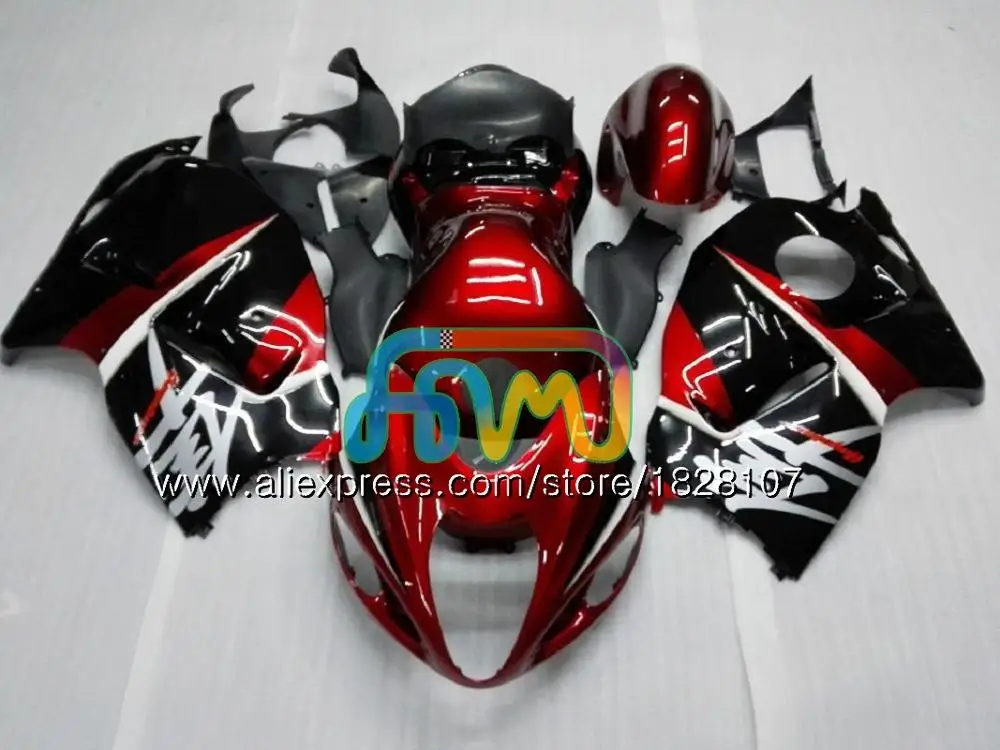 Черный пламенем впрыска для SUZUKI Hayabusa GSXR 1300 GSXR-1300 57BS. 237 GSXR1300 08 13, 14, 15, 16 лет 2008 2013 обтекатель - Цвет: No. 24