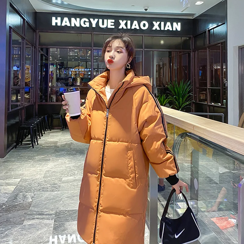 

Fashion Long Hooded Parka Winter Jacket Women 2020 New Casual Parka Coat Female Office Lady Outwear