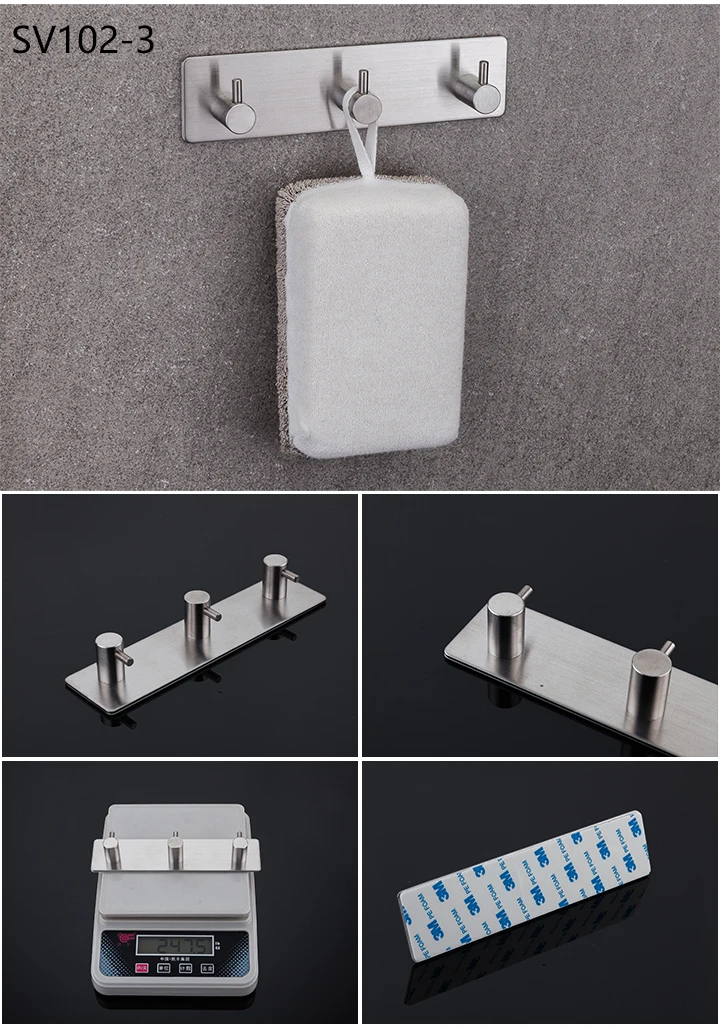 GAPPO Robe Hooks 5 clothes hook stainless steel Hooks Wall mount Tower Holder Bathroom Wall Mount Multi-functional Towel Hanger GAPPO Robe Hooks 5 clothes hook stainless steel Hooks Wall mount Tower Holder Bathroom Wall Mount Multi-functional Towel Hanger