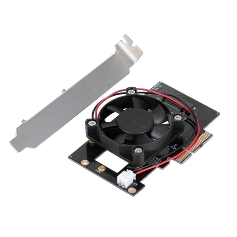M.2 NVME NGFF-PCI-E X4 карта расширения адаптер конвертер карта с вентилятором для настольного ПК