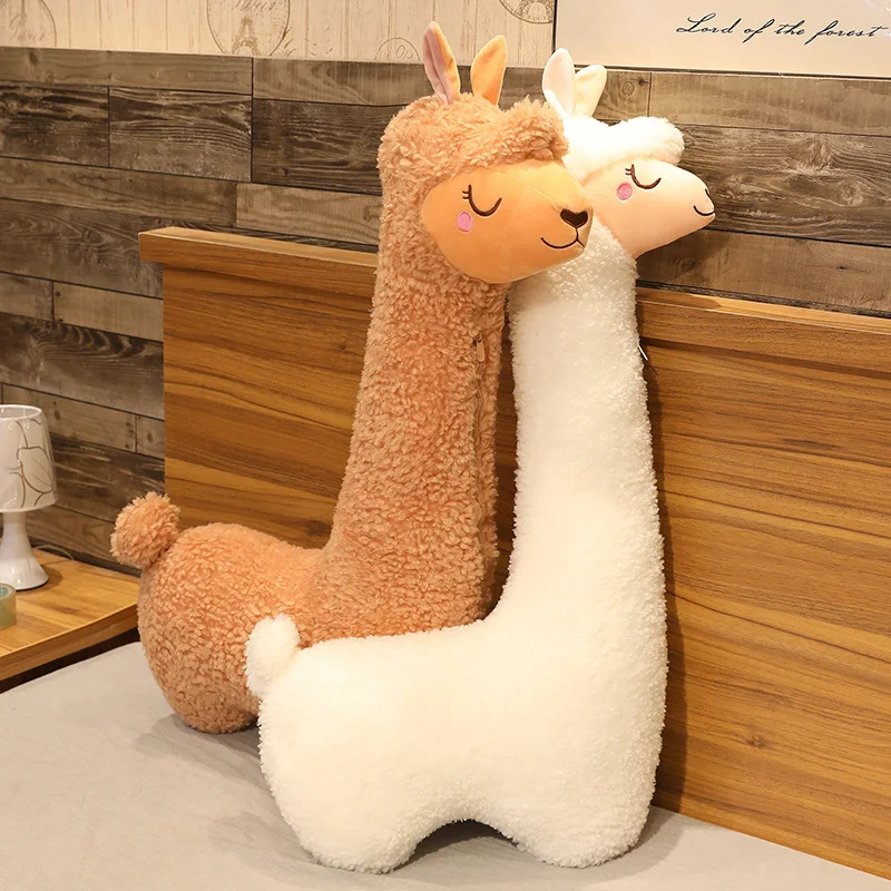 Soft Plush Alpaca Stuffed Animal Toy for Kids and Adults