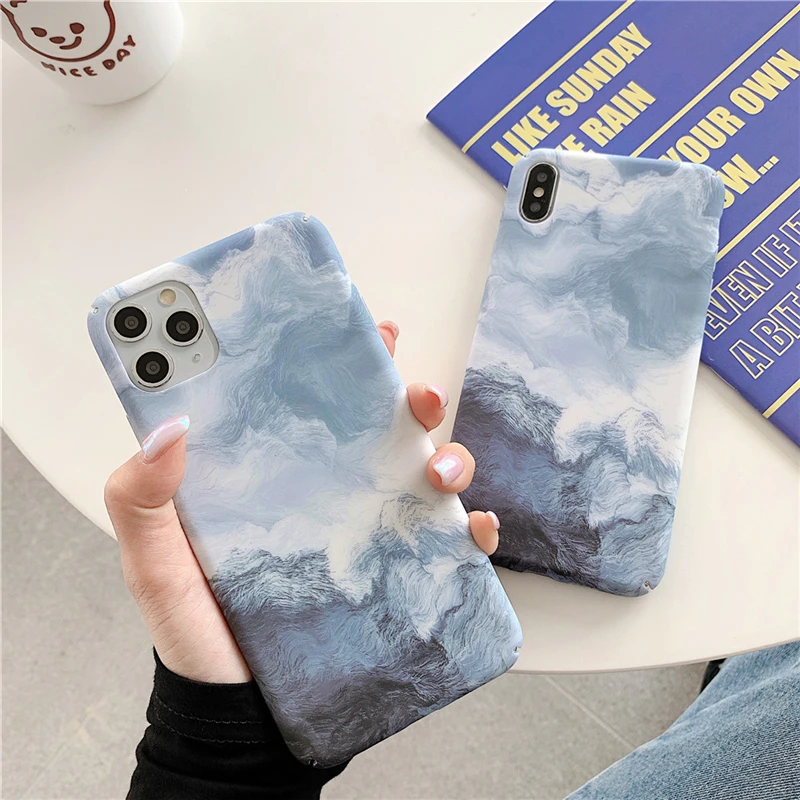 Чехол Lovebay для iPhone 11 12 Pro Max XR XS X 6 6s 7 8 Plus SE 2020 с градиентными волнами | Мобильные