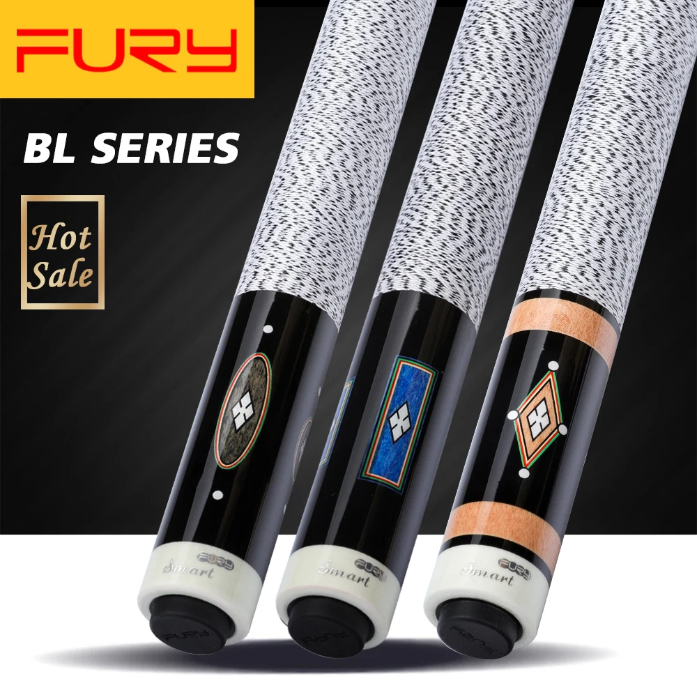 

Official FURY BL Pool Cue Billiards 13mm M Tip Selected Maple Half Tecnology Shaft Irish Linen Grip Billiard Stick Professional