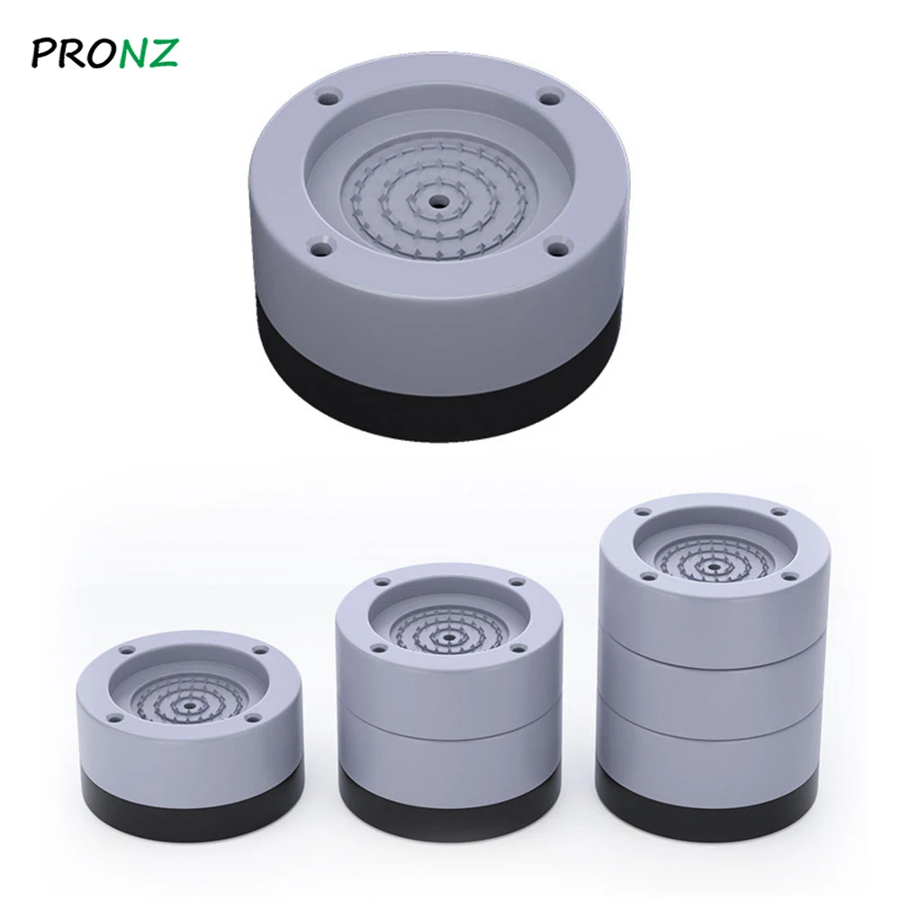 Washing Machine Anti Vibration Feet Pads Rubber Mat Anti-Vibration Pad Dryer Fixed Non-Slip Noise-reducing Pads Support Dampers