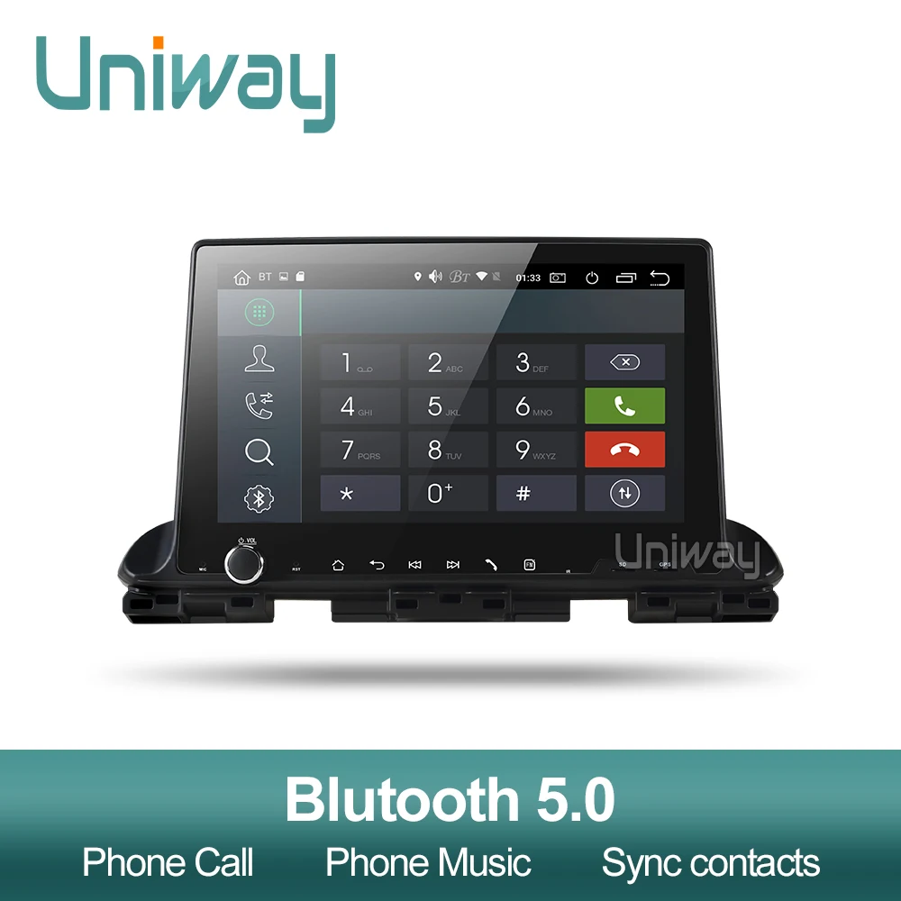 Uniway PX6 android 9,0 автомобильный dvd для Kia CERATO K3 видео радио плеер gps навигация с рулевым колесом автомобиля стерео gps