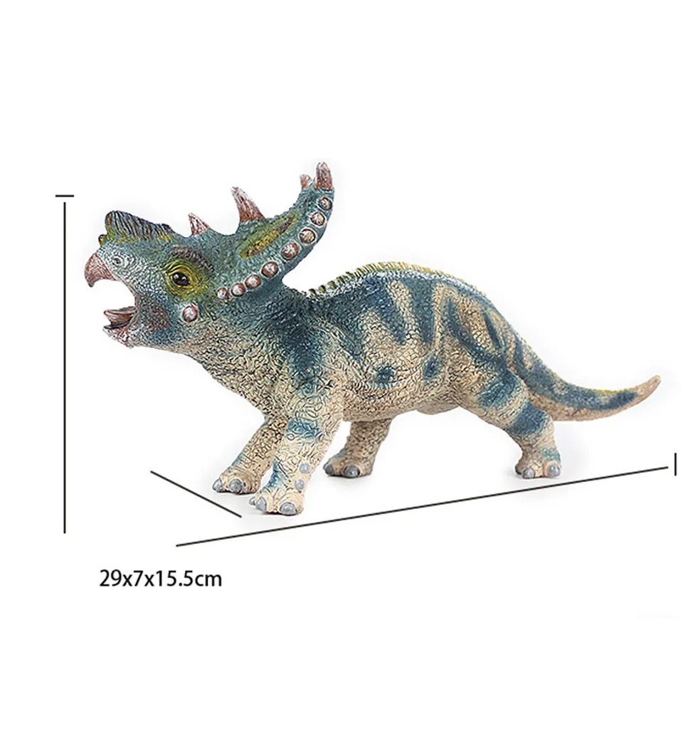 Dinosaurios De Juguete игрушка реалистичный динозавр игрушки для детей Модель трицератопса подарки на день рождения школьный проект динозавры L930