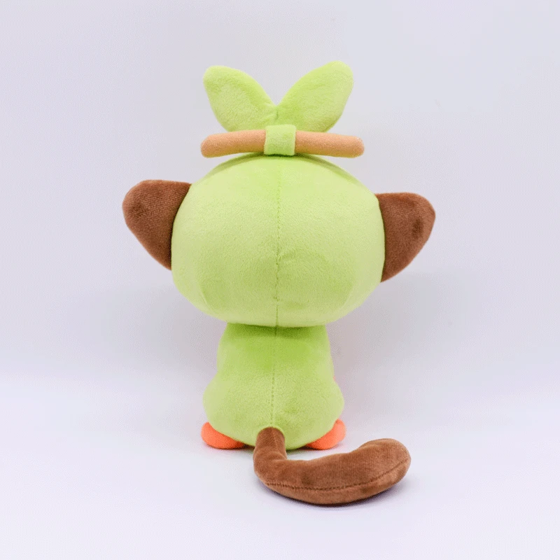 Takara Tomy Покемон 3 шт./компл. Куклы Мягкие щит меч Grookey Sobble Scorbunny плюшевая игрушка в виде фигурки; высота каблука 18 см