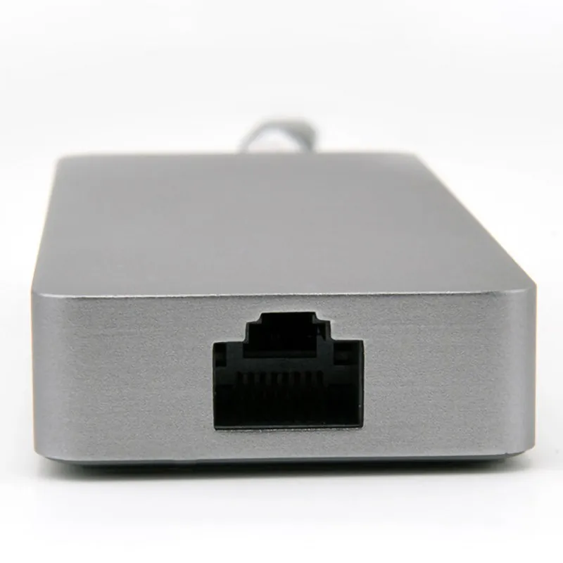 Супер качество расширенный USB C концентратор 7 в 1 док-станция мульти порт Тип C к HDMI VGA Ethernet адаптер