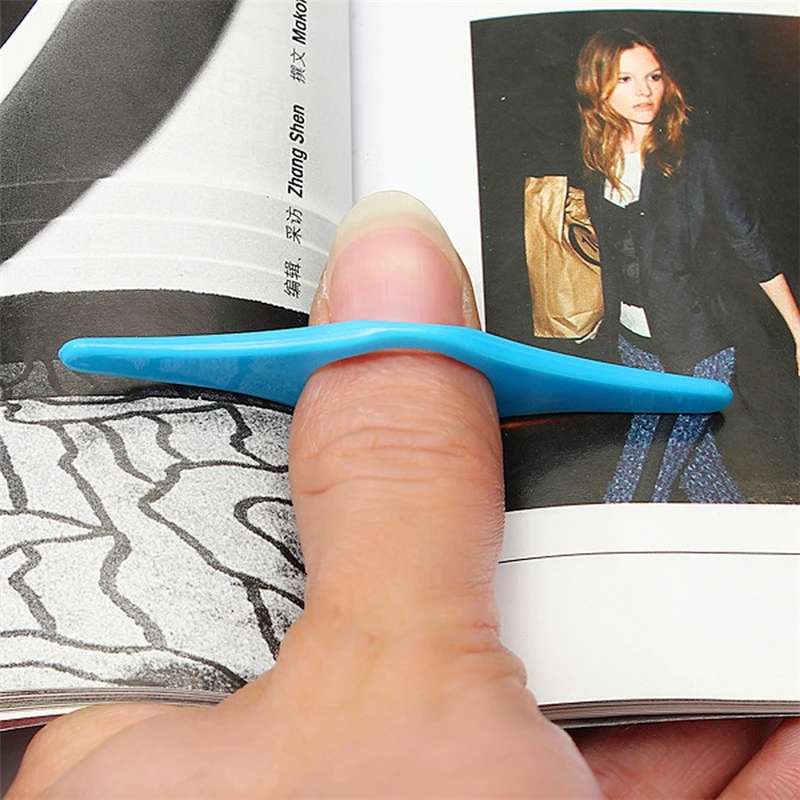 5Pcs Thumb Convenient Multifunction Book Holder Bookmark Finger Ring Book Markers for Books Stationery Gift
