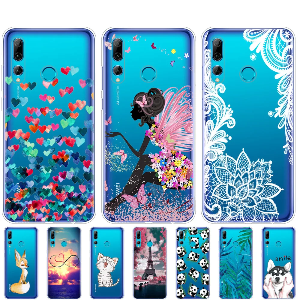 

For Huawei P Smart PLUS 2019 Case Silicone Soft TPU Cover For Huawei P Smart PLUS Case Bumper For Huawei P Smart 2019+ Cover