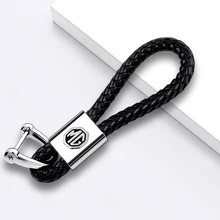 Кожаный+ металлический автомобильный брелок для ключей, брелок для ключей, держатель для Morris Garage MG3 TF ZR MG 3 5 6 7 ZS GS GT MG5 MG6 MG7, автомобильный стиль