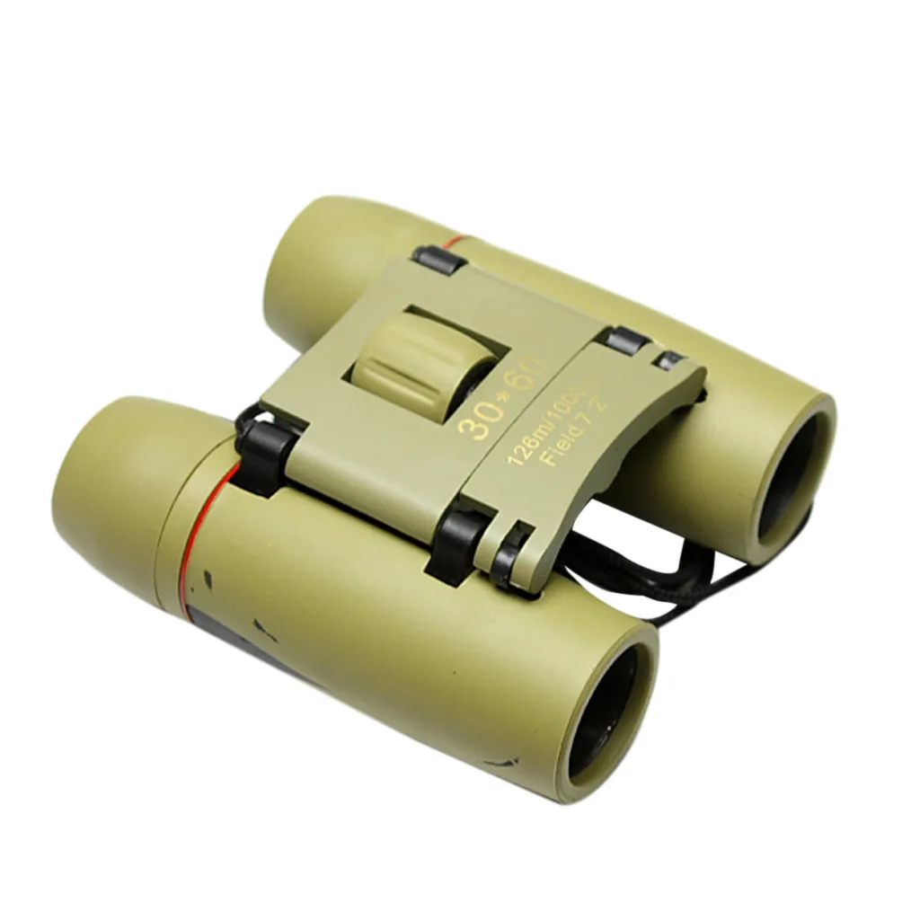 Zoom telescope folding binoculars with low light Day Night Vision Binoculars 30 x 60 Zoom Outdoor Travel Folding Telescope Bag